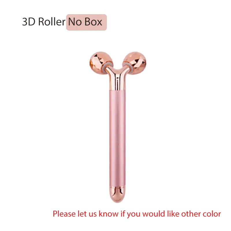 3 - in - 1 Vibrating Jade Roller & Eye Press Set: Electric Facial Massager - Allure SocietySkincare Accessories