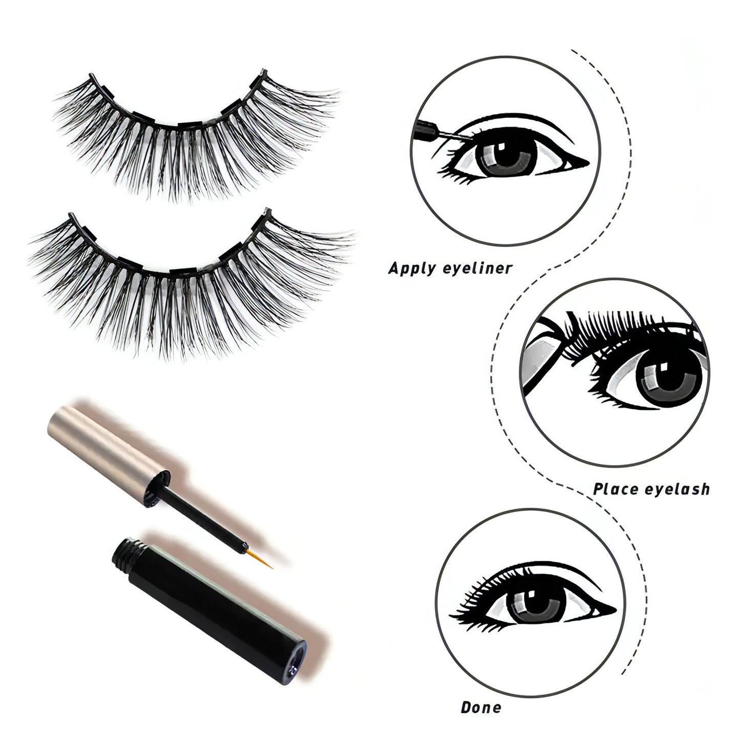 3D Eyelashes - Allure SocietyFalse Eyelashes