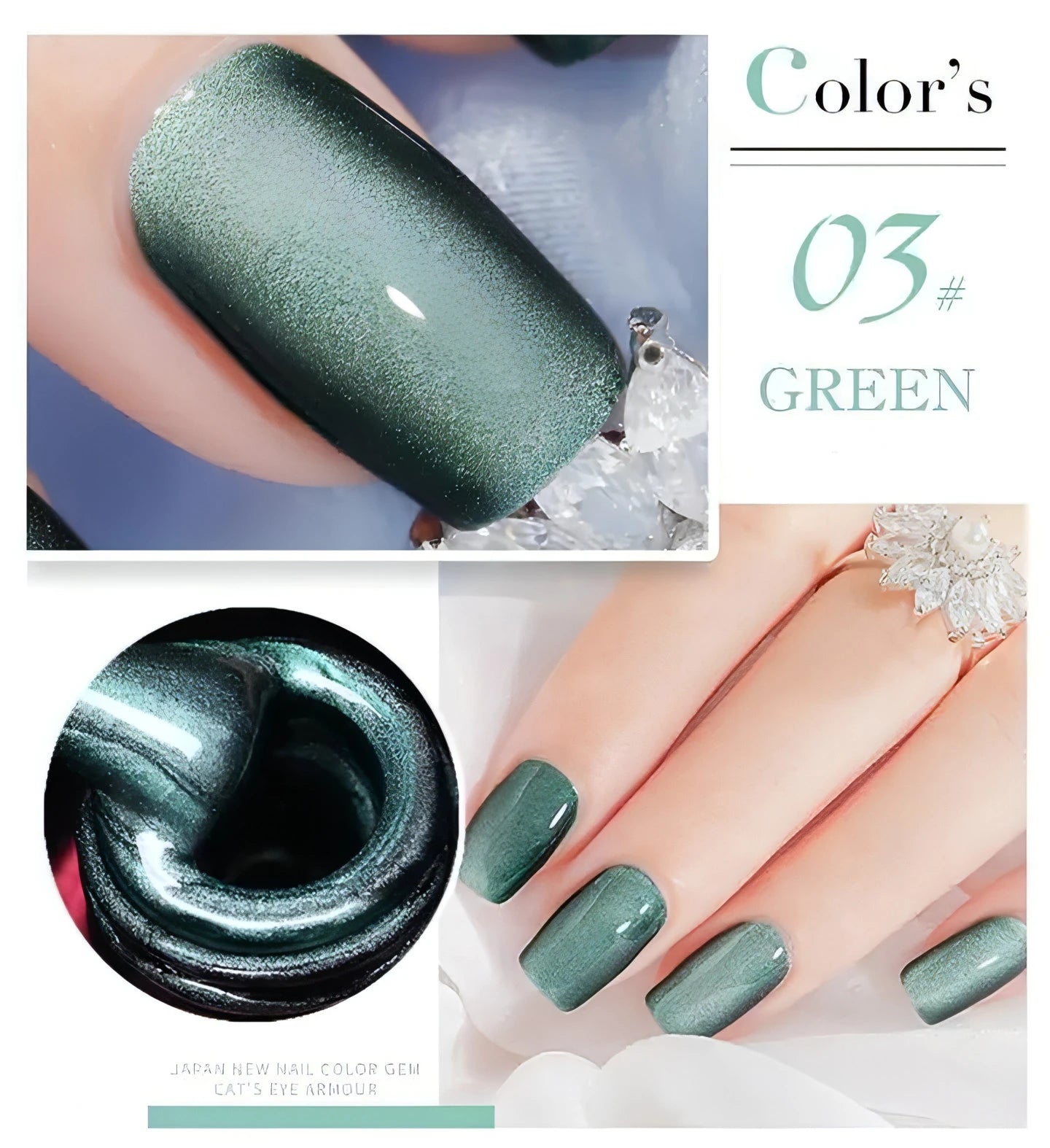 4D Magnetic Nail Polish Set - Allure SocietyFalse Nail Kits and Dryers