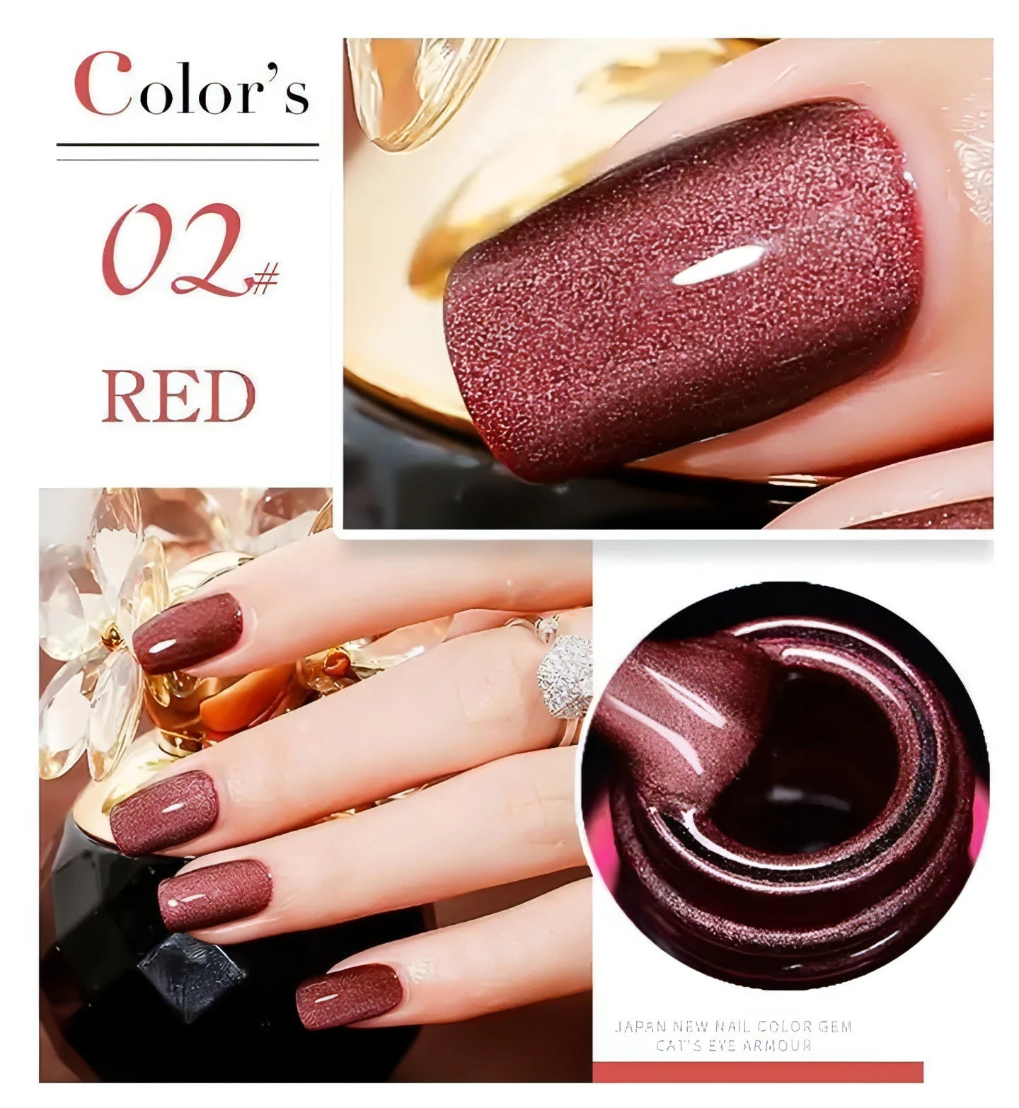 4D Magnetic Nail Polish Set - Allure SocietyFalse Nail Kits and Dryers