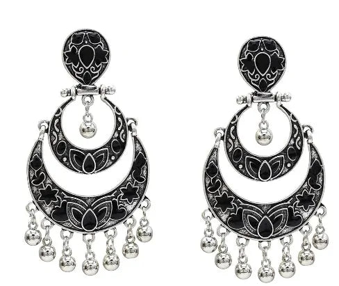 Egypt Vintage Silver Alloy Earrings for Women - Allure Society