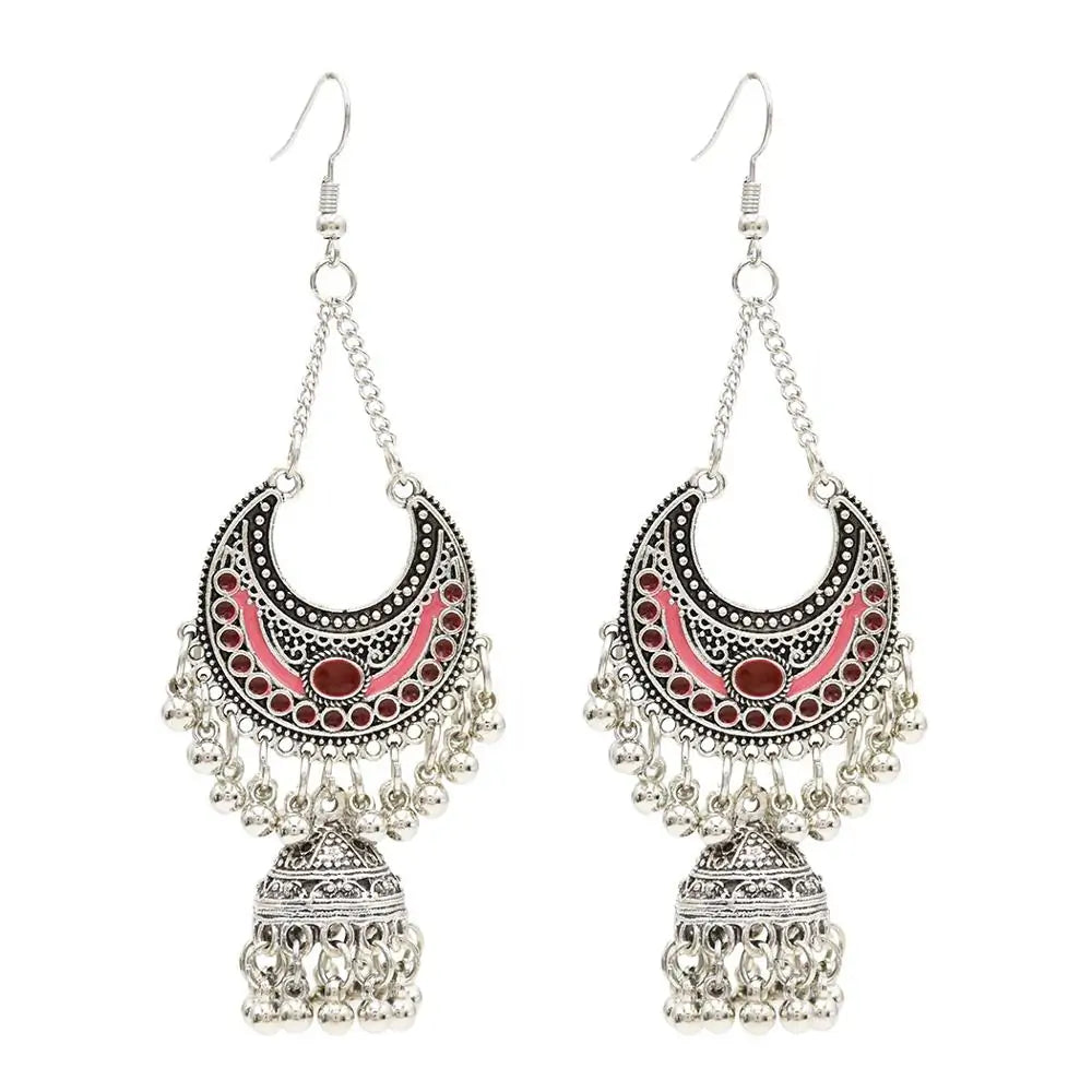 Egypt Vintage Silver Alloy Earrings for Women - Allure Society