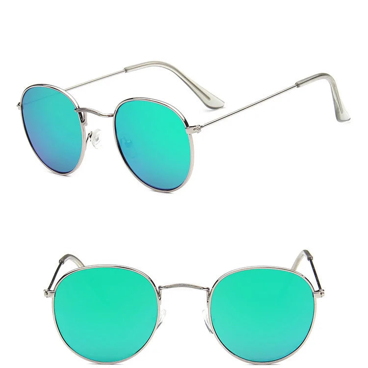 Semi - Rimless Metal Frame Sunglasses - Allure SocietyPolarised Sunglasses