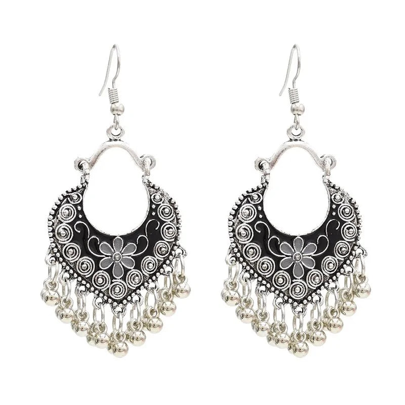 Egypt Vintage Silver Alloy Earrings for Women - Allure Society