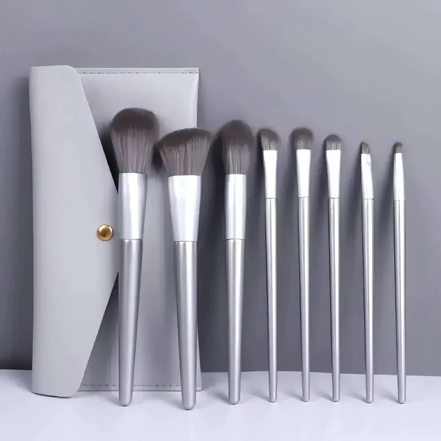 Belle&Rose™ Grey Wolf Brush Set - Allure SocietyMakeup Brush Set
