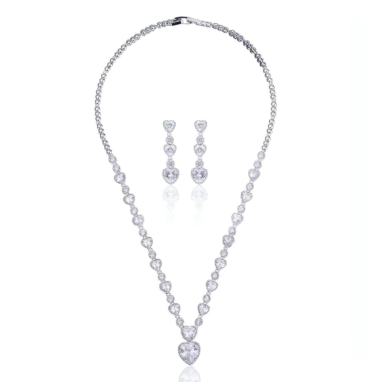 Cellacity Hollow Heart Earrings - Allure SocietyNecklaces