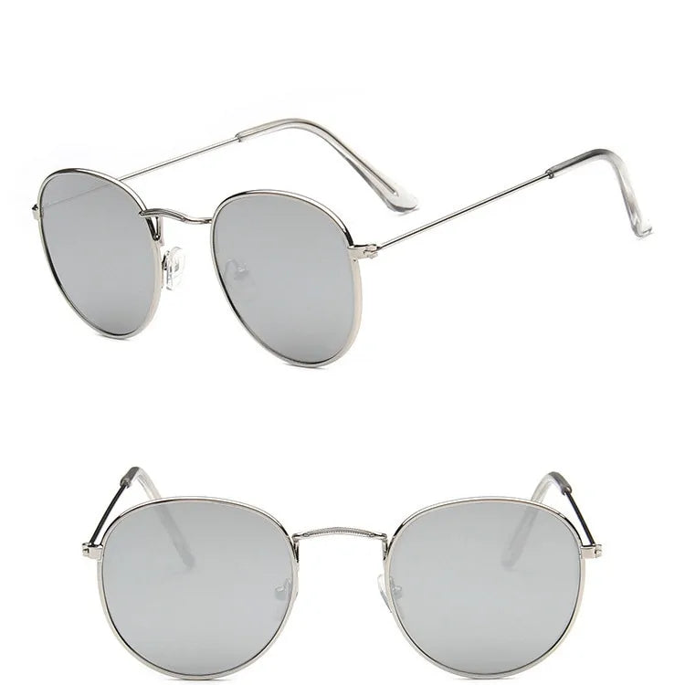 Semi - Rimless Metal Frame Sunglasses - Allure SocietyPolarised Sunglasses