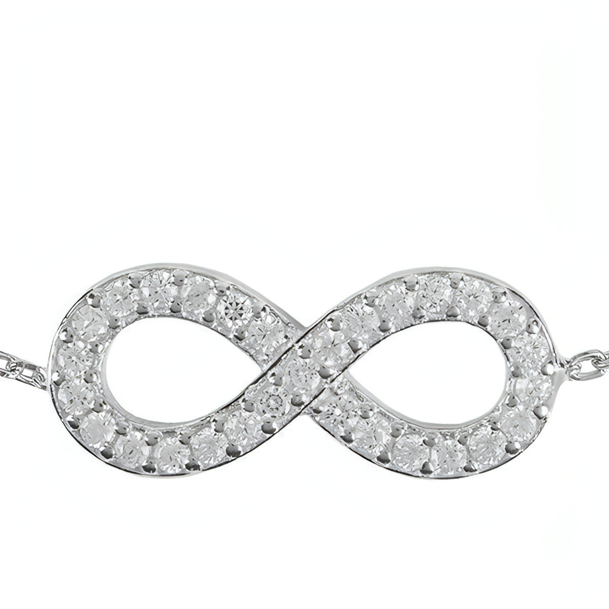 Eternity Infinity Bracelet Silver - Allure SocietyBracelets