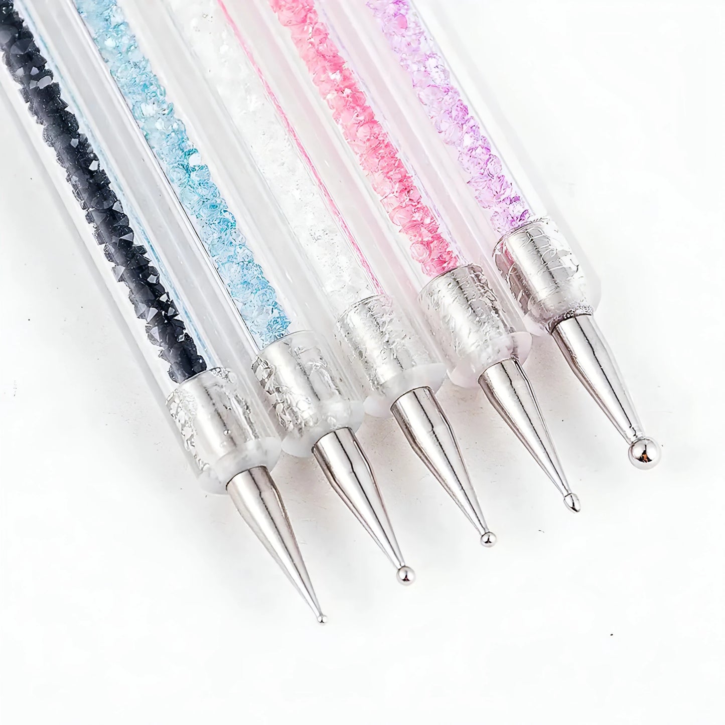 Gel Liner Polish Brush Set Nail Art Dotting Tools - Allure SocietyFalse Nail Kits and Dryers