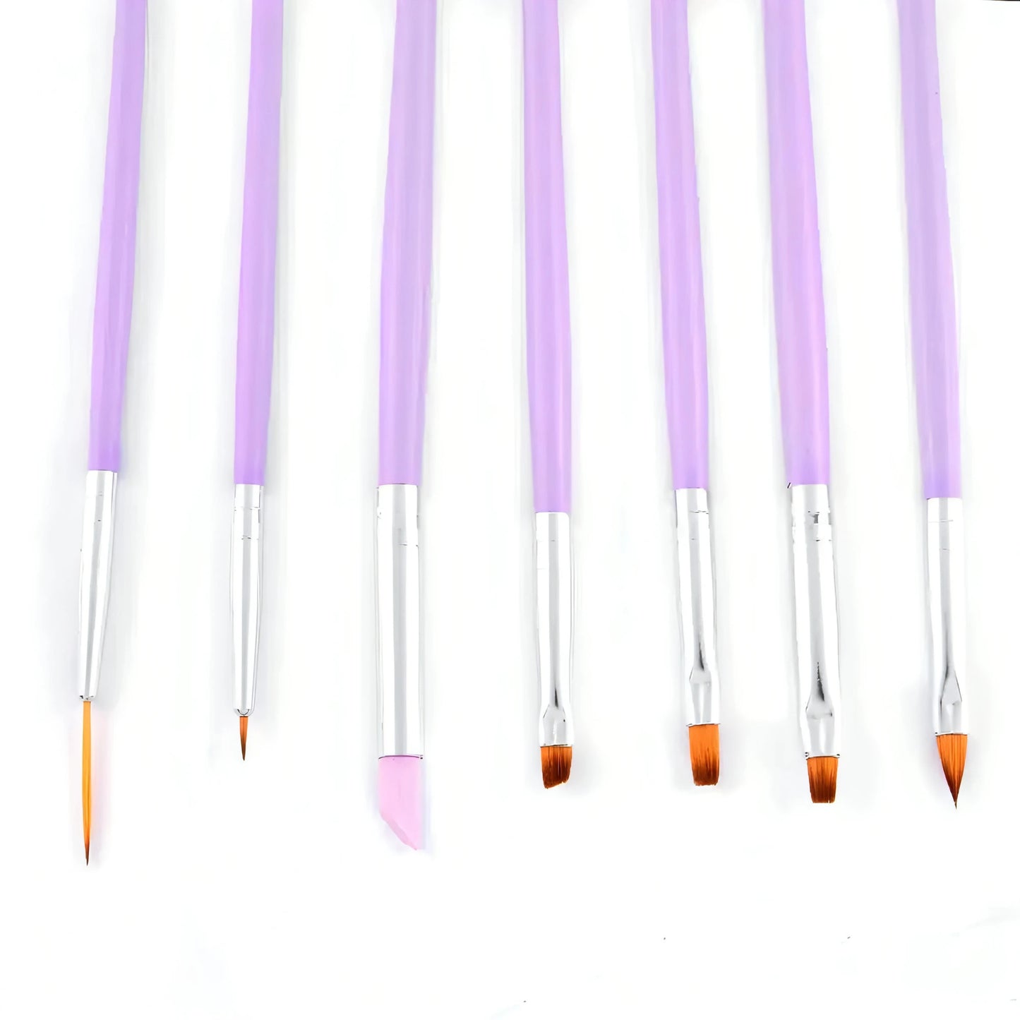 Gel Liner Polish Brush Set Nail Art Dotting Tools - Allure SocietyFalse Nail Kits and Dryers