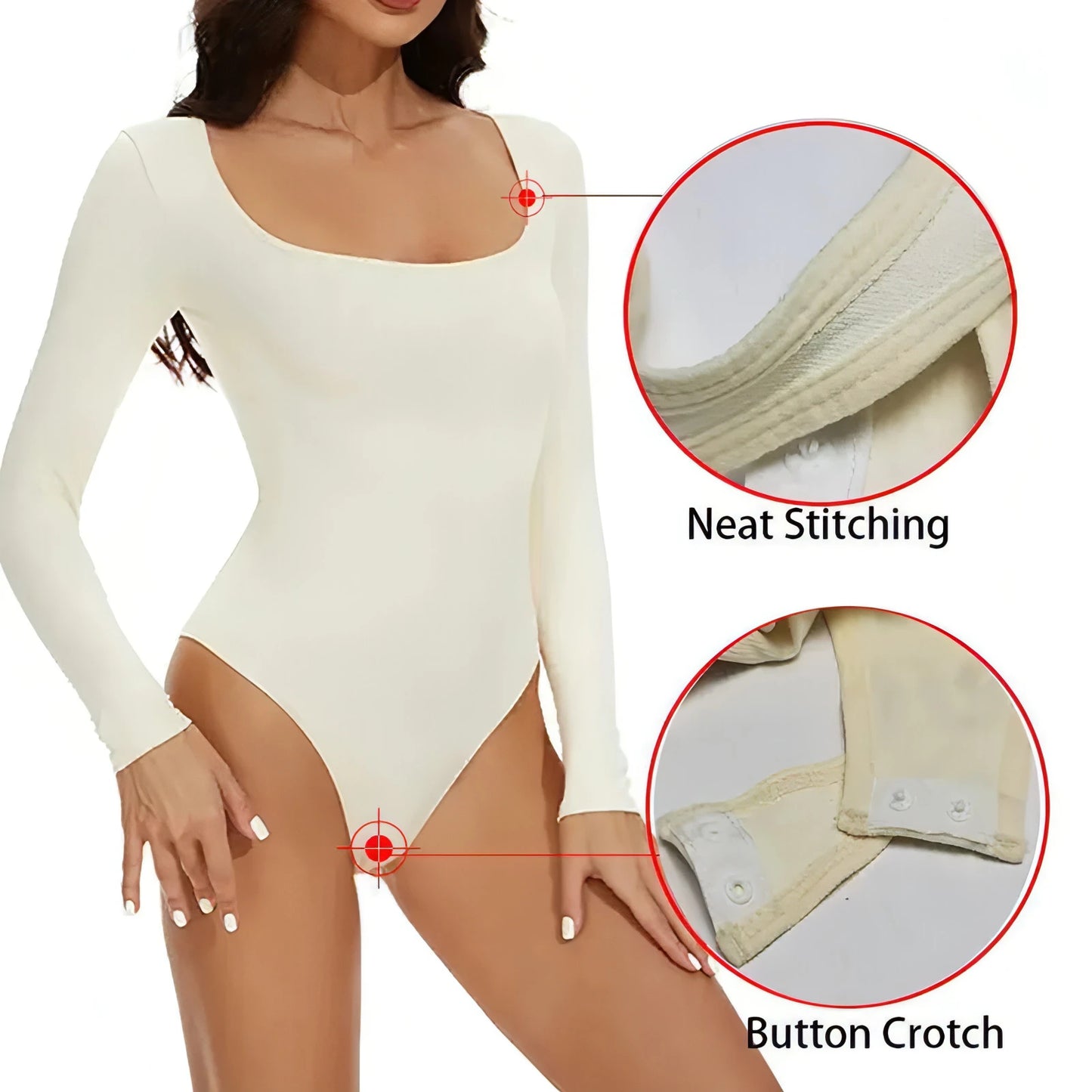 GUUDIA Spandex Elastic Body Suit Shapewear - Allure SocietyShapewear