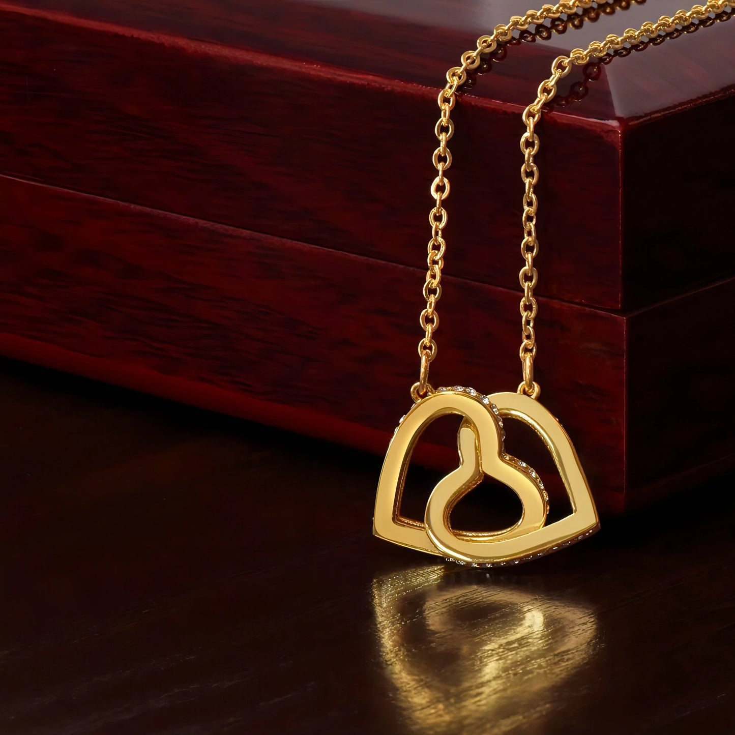Interlocking Hearts Necklace - Allure SocietyNecklaces