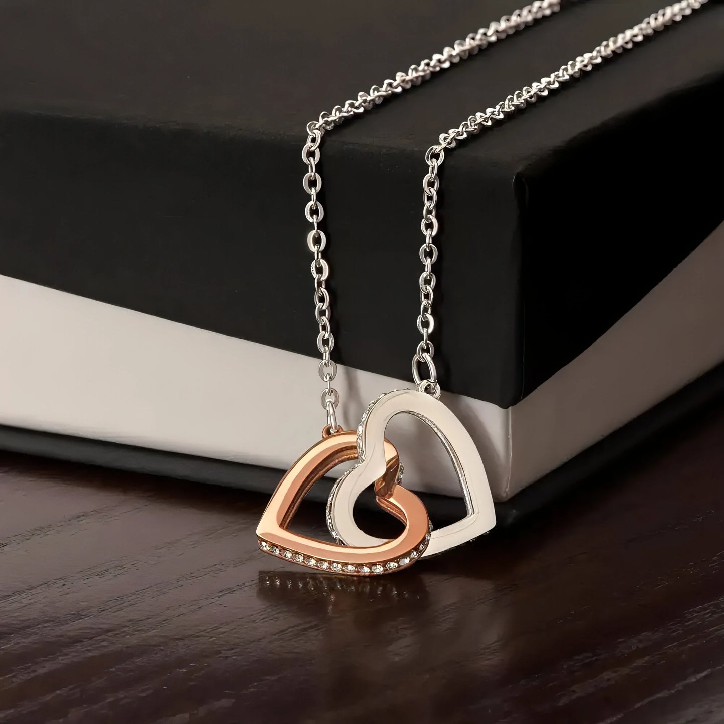 Interlocking Hearts Necklace - Allure SocietyNecklaces