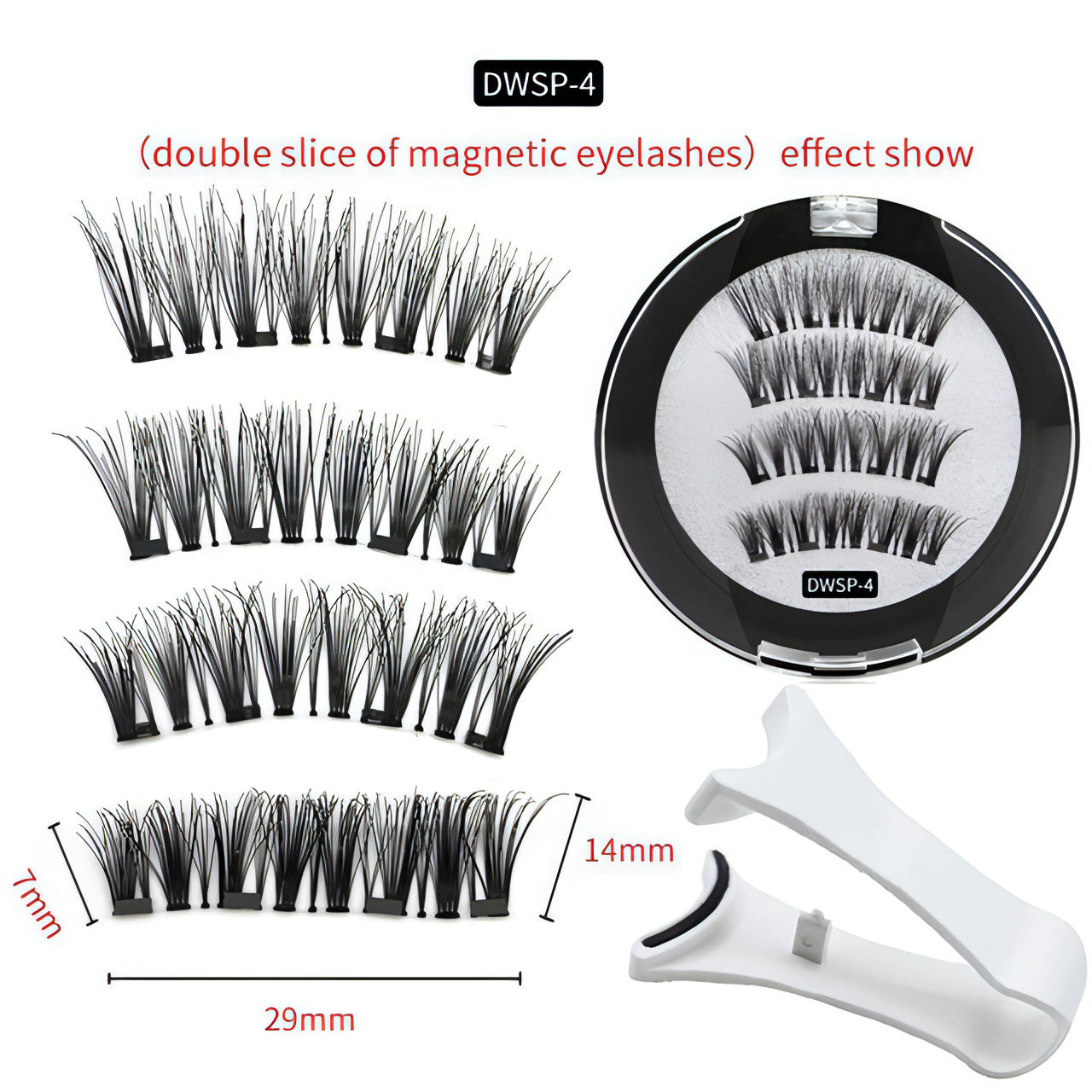Magnetic Eyelashes - Allure SocietyFalse Eyelashes