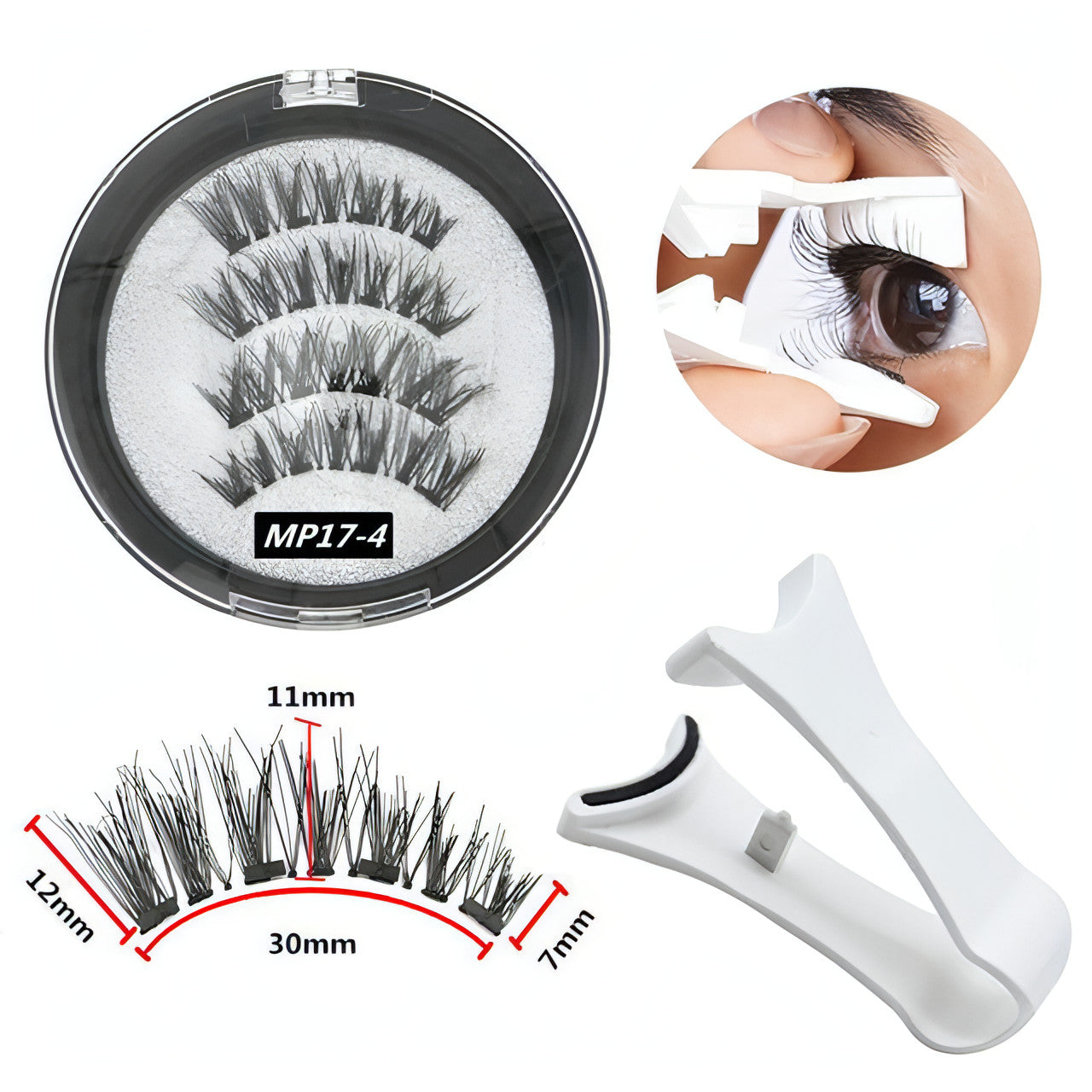 Magnetic Eyelashes - Allure SocietyFalse Eyelashes