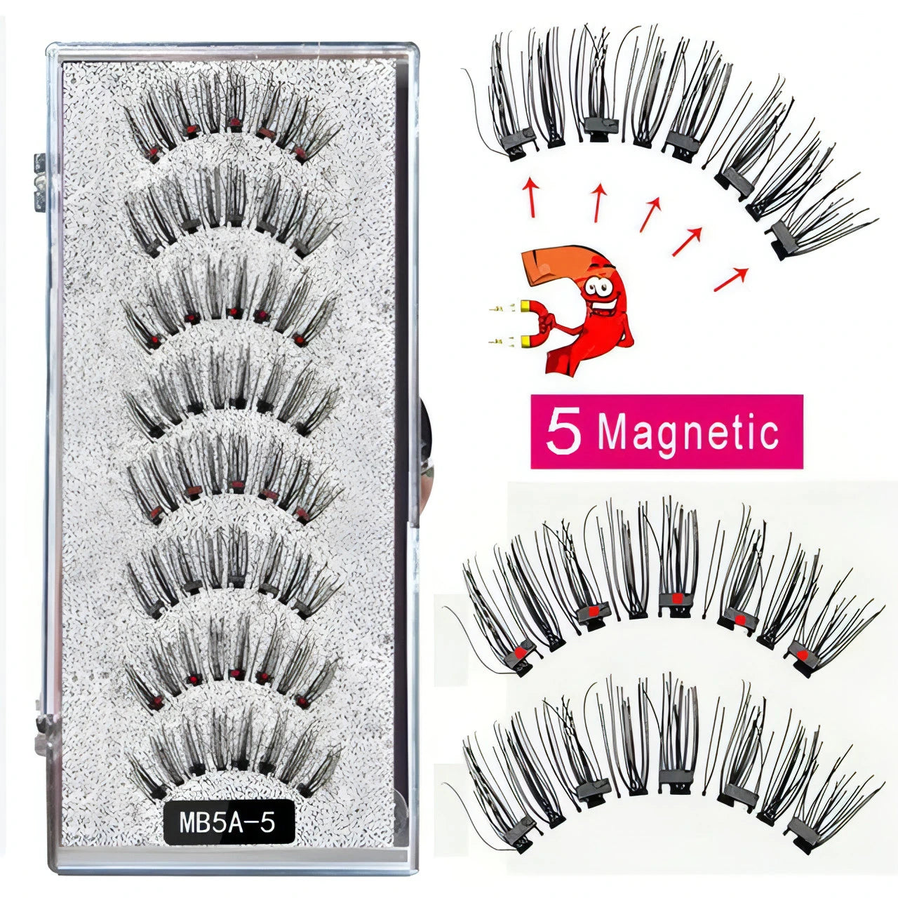 Magnetic Eyelashes Curler Set - Allure SocietyFalse Eyelashes