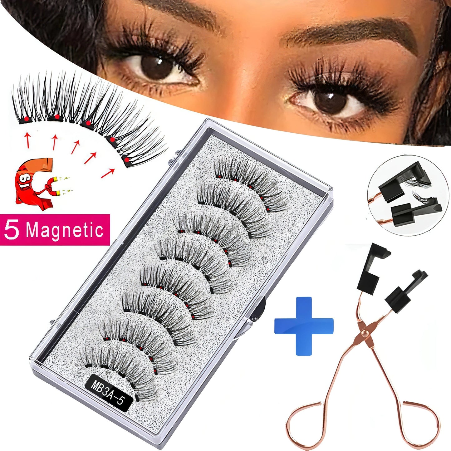 Magnetic Eyelashes Curler Set - Allure SocietyFalse Eyelashes