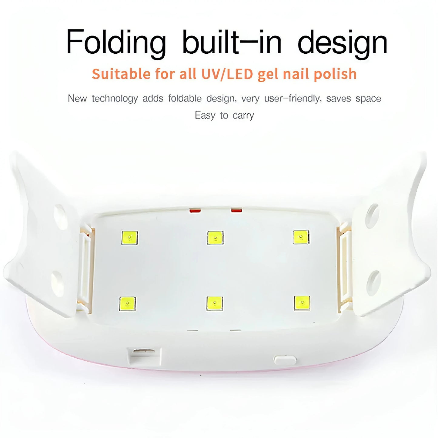 Mini Nail Lamp Dryer - Allure SocietyFalse Nail Kits and Dryers