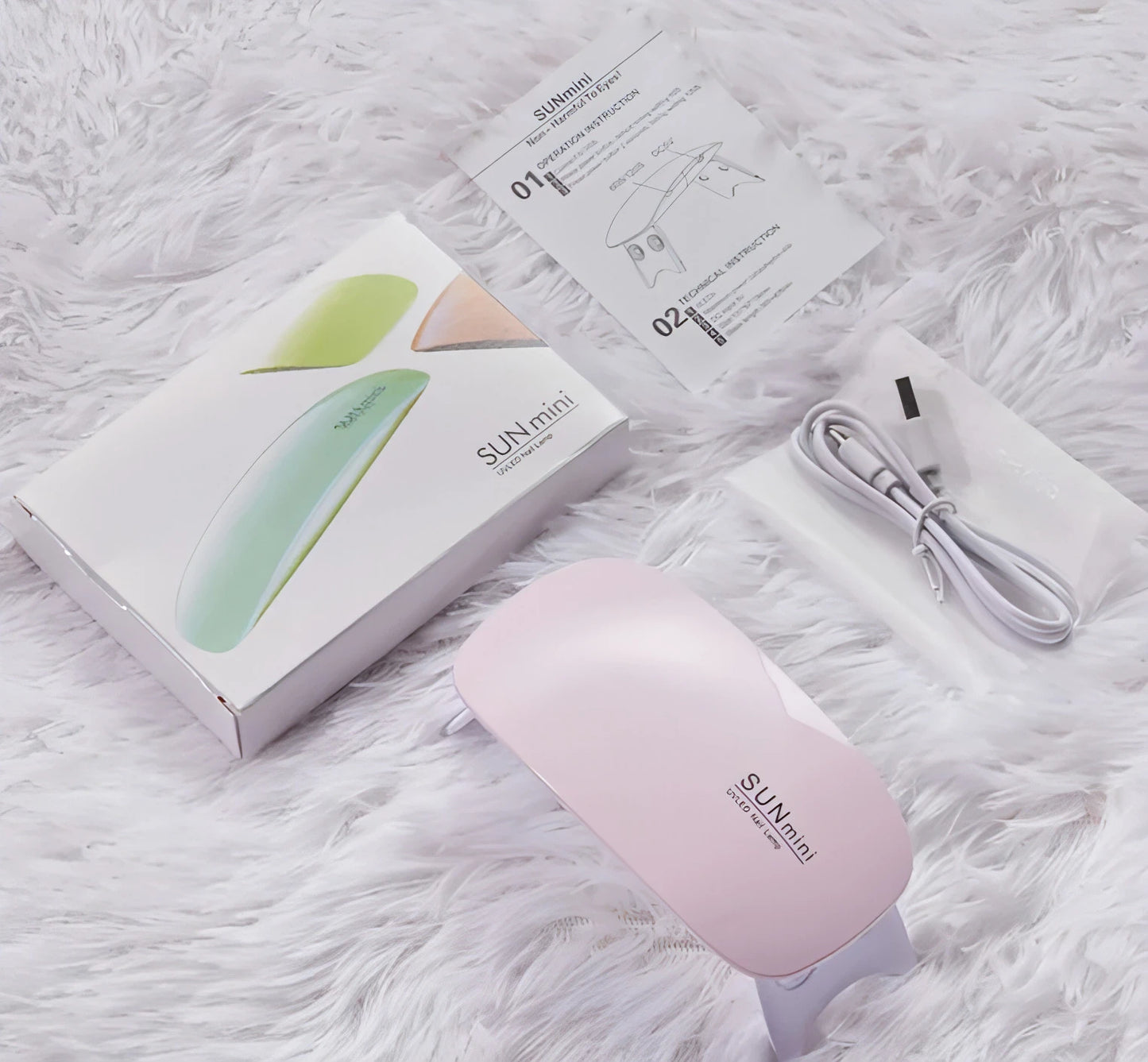 Mini Nail Lamp Dryer - Allure SocietyFalse Nail Kits and Dryers