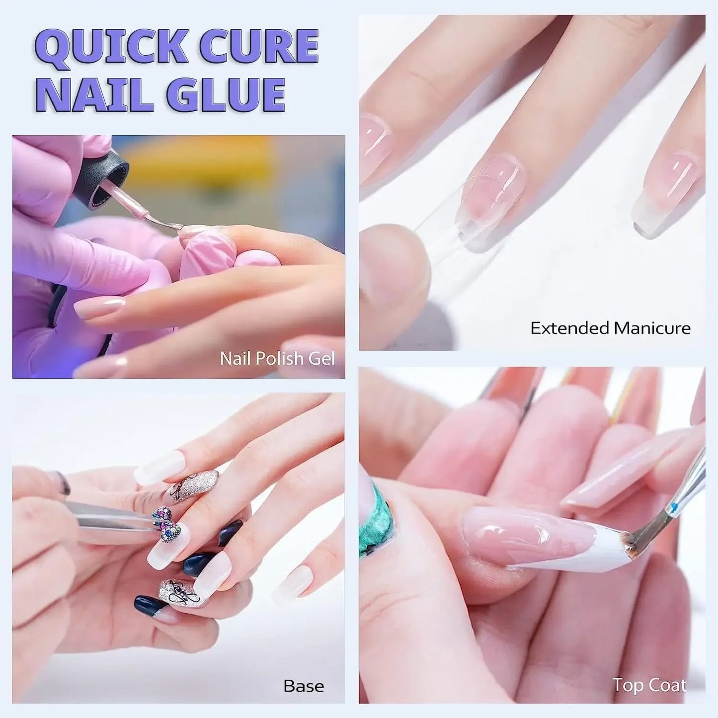 Mini UV LED Nail Lamp - Allure SocietyFalse Nail Kits and Dryers
