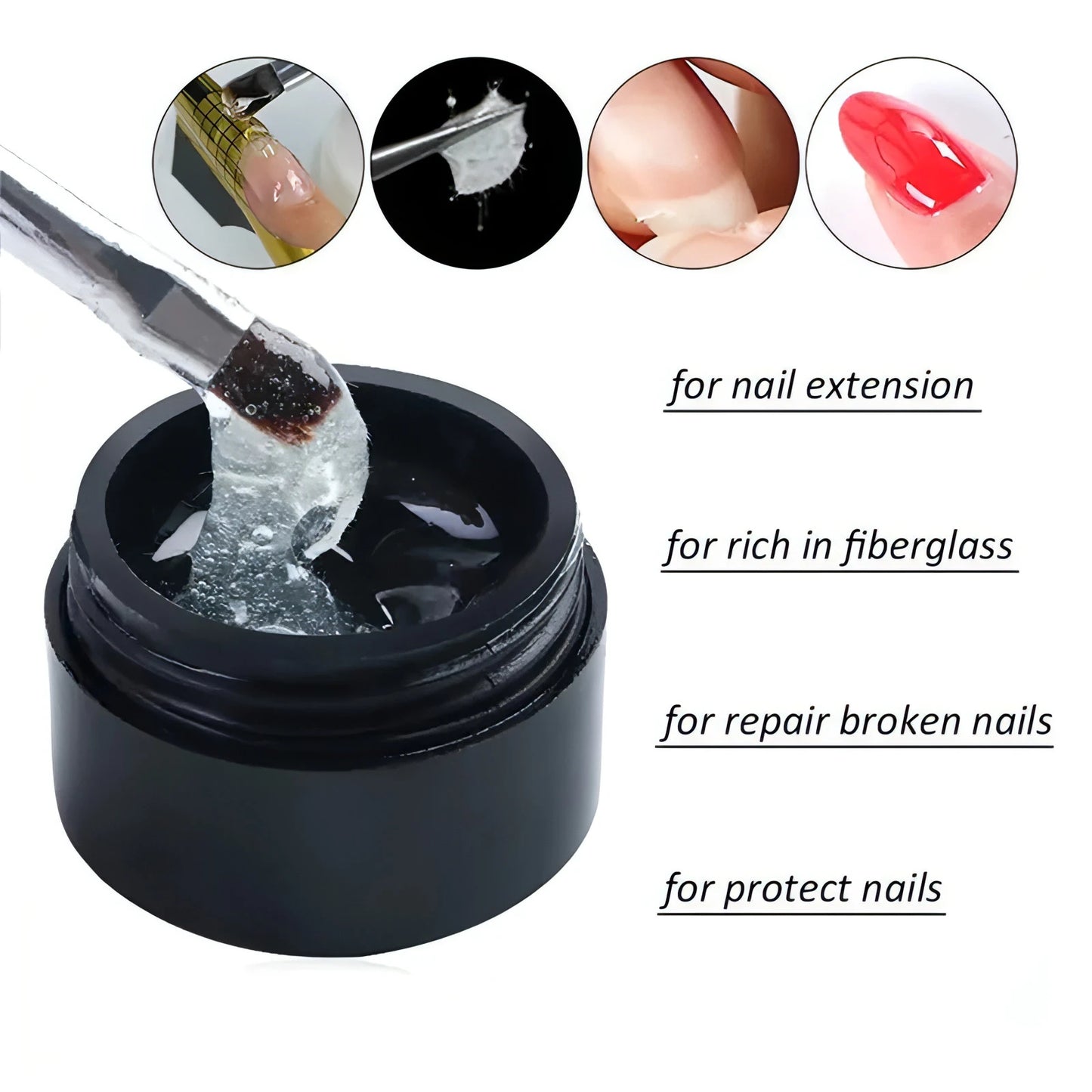 Nail Repair Gel - Allure SocietyFalse Nail Kits and Dryers