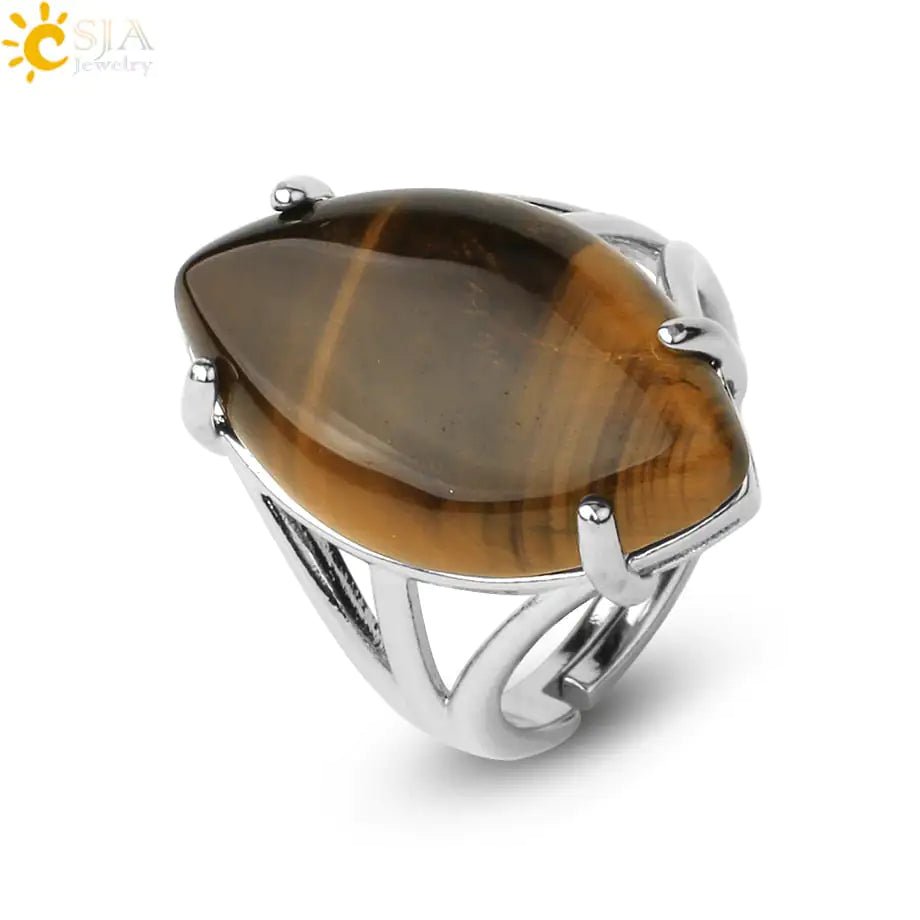 Natural Crystal Rings - Allure SocietyRings