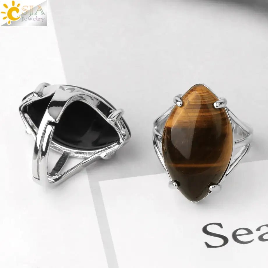 Natural Crystal Rings - Allure SocietyRings