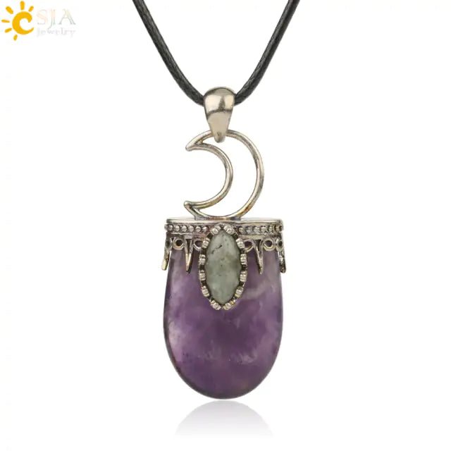 Natural Stone Antique Necklace - Allure Society