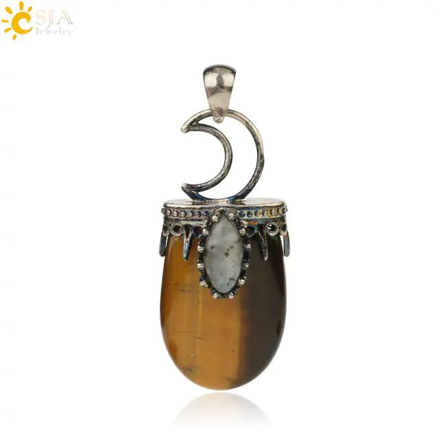 Natural Stone Antique Necklace - Allure Society