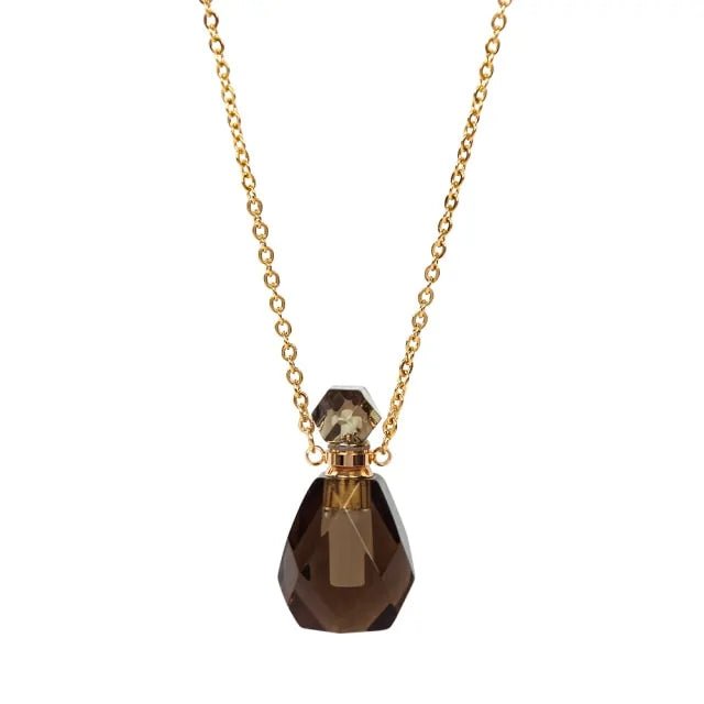 Natural Stone Essential Oil Bottles - Allure SocietyNecklaces