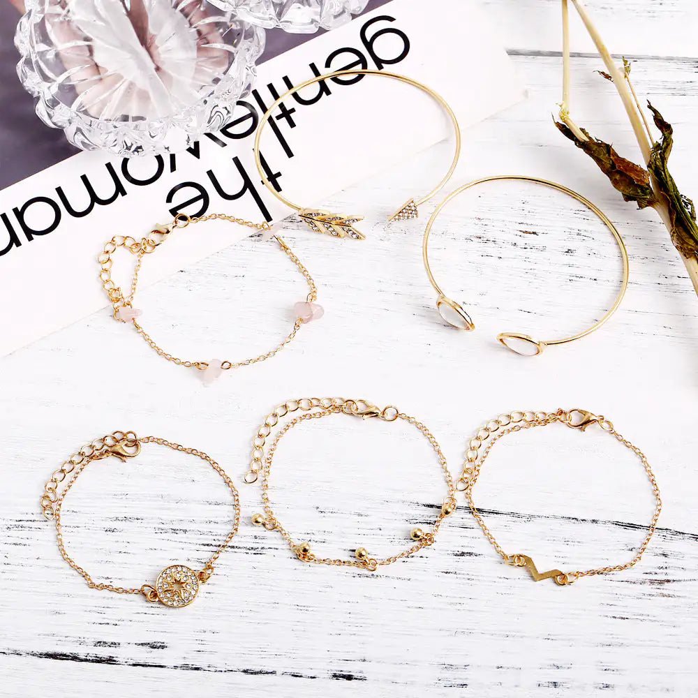 Six - Piece Bracelet Set - Allure SocietyBracelets