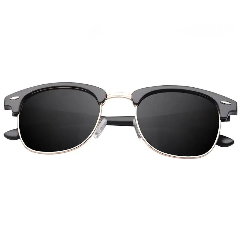 Polarized Semi - Rimless Unisex Sunglasses - Allure SocietyPolarised Sunglasses