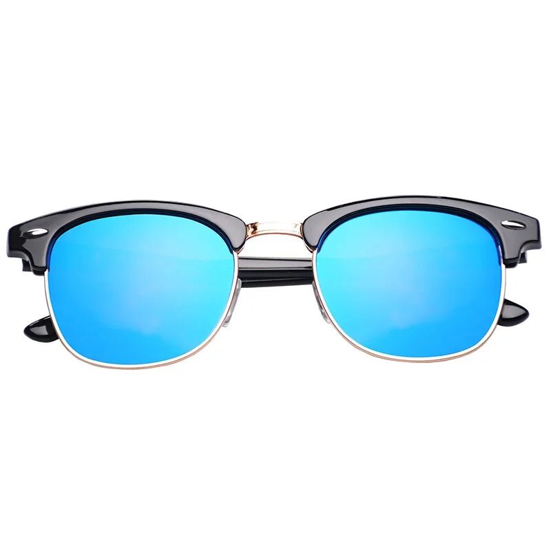 Polarized Semi - Rimless Unisex Sunglasses - Allure SocietyPolarised Sunglasses