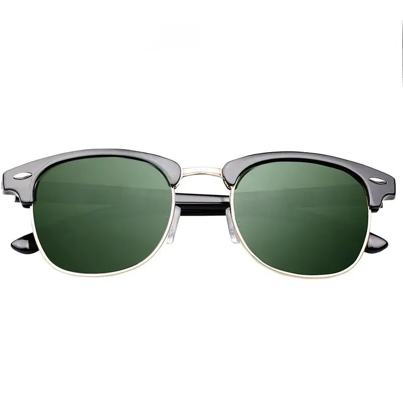 Polarized Semi - Rimless Unisex Sunglasses - Allure SocietyPolarised Sunglasses