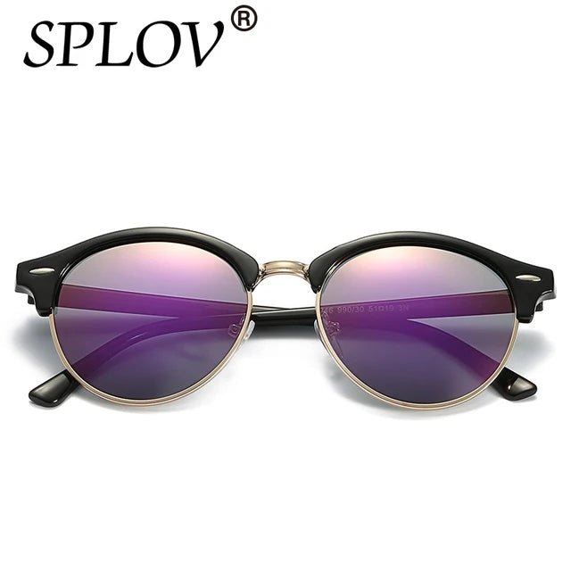 Polarized Semi - Rimless Unisex Sunglasses - Allure SocietyPolarised Sunglasses