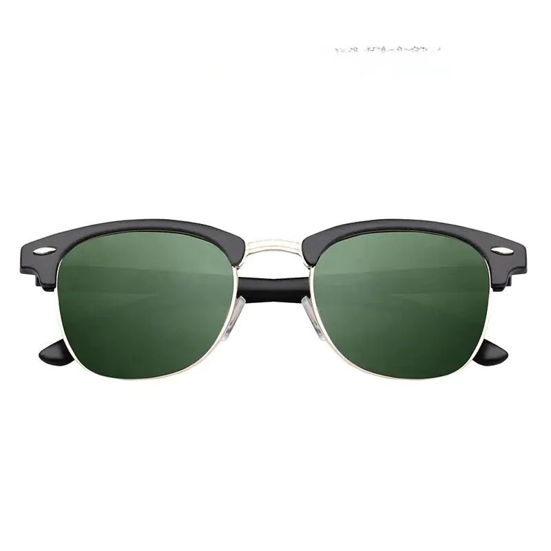 Polarized Semi - Rimless Unisex Sunglasses - Allure SocietyPolarised Sunglasses