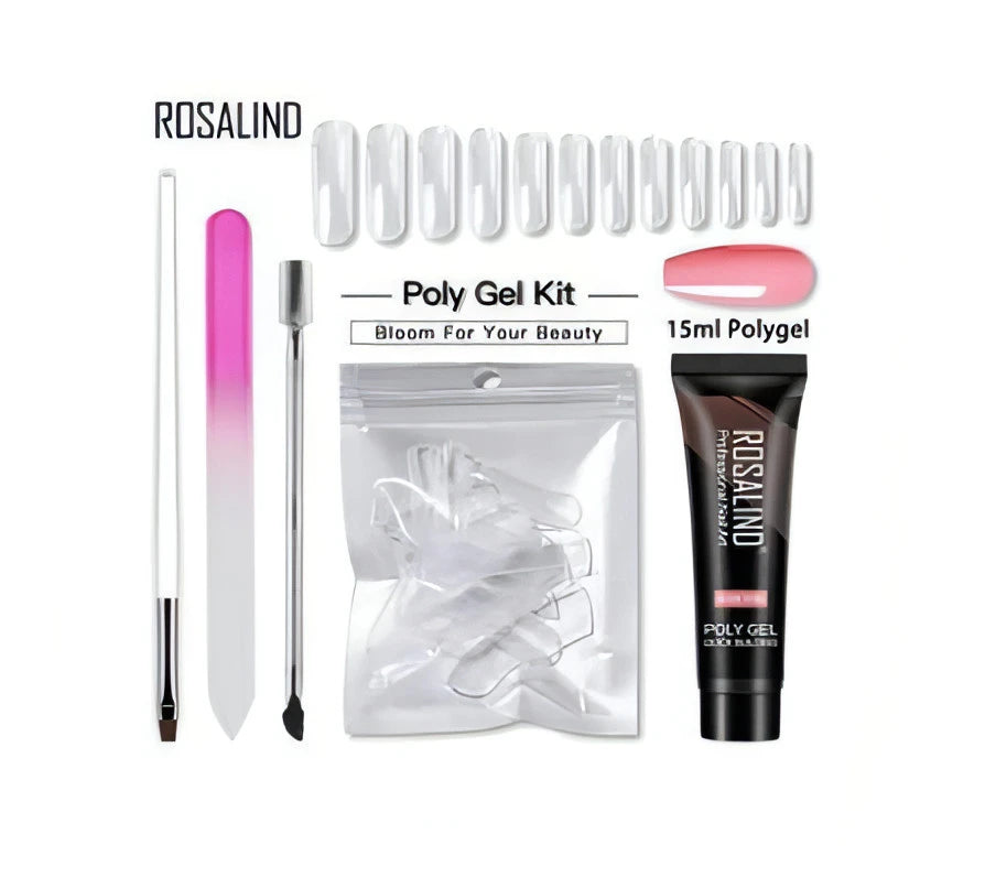 Polygel Nail Kit - Allure SocietyFalse Nail Kits and Dryers