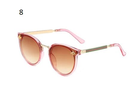 Retro Round Bee Sunglasses - Allure SocietyUV Sunglasses