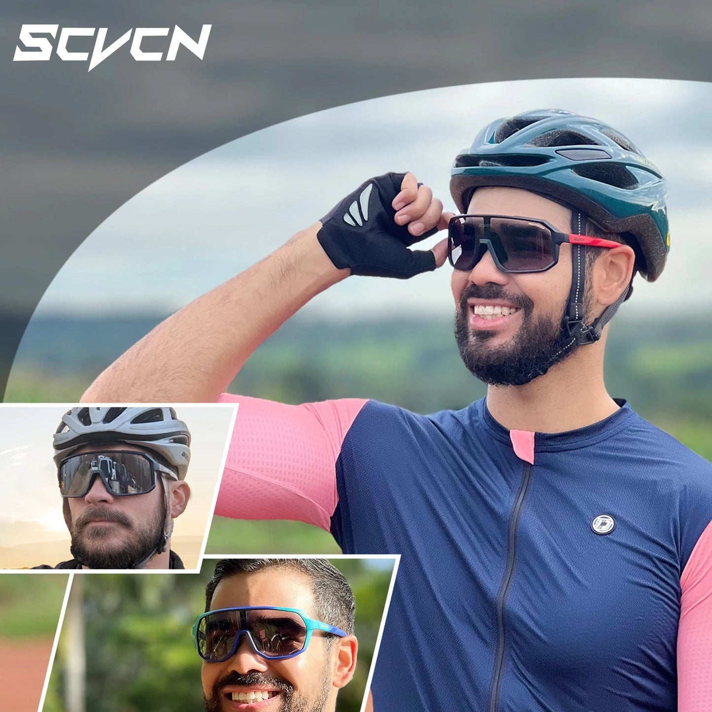 SCVCN Cycling Sunglasses - Allure SocietyUV Sunglasses