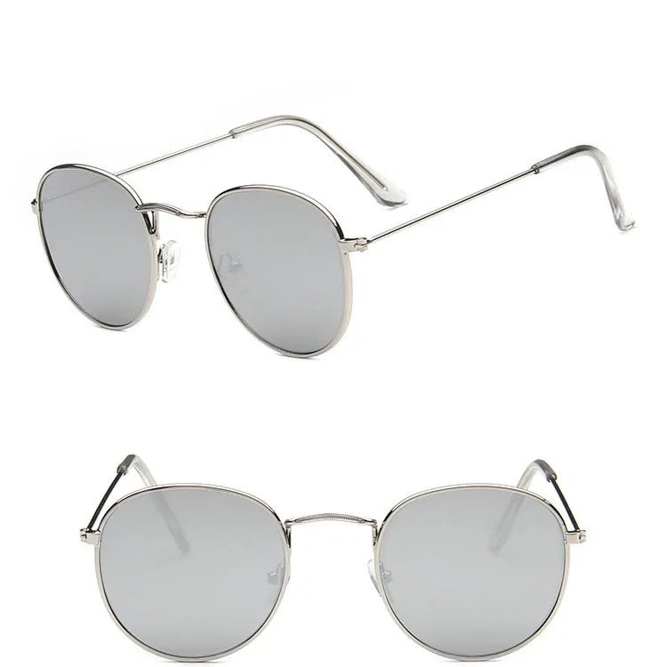 Semi - Rimless Metal Frame Sunglasses - Allure SocietyPolarised Sunglasses