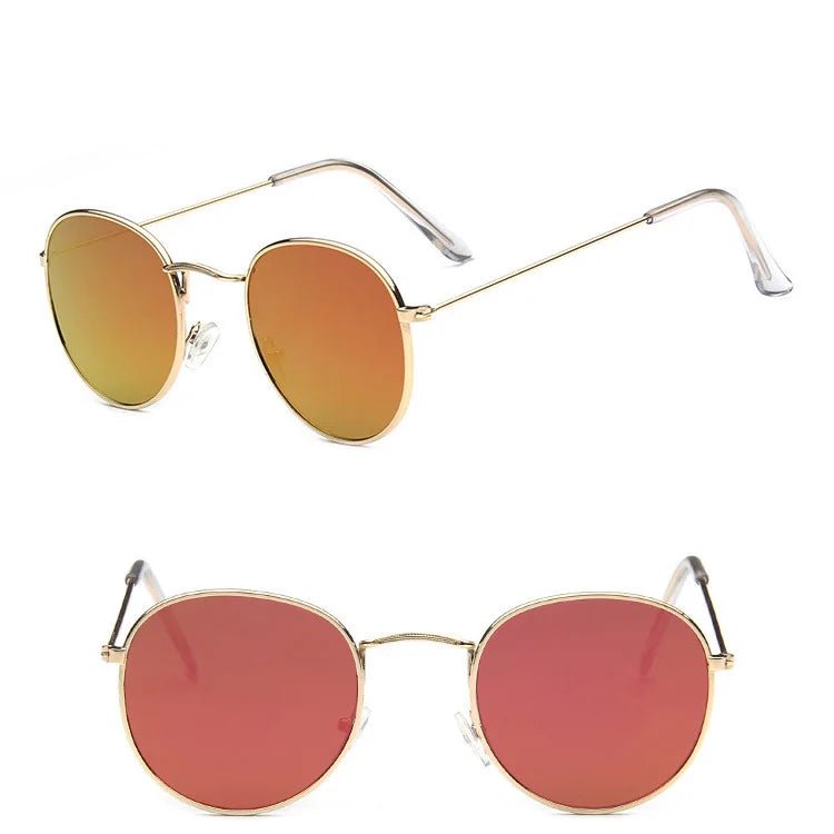 Semi - Rimless Metal Frame Sunglasses - Allure SocietyPolarised Sunglasses