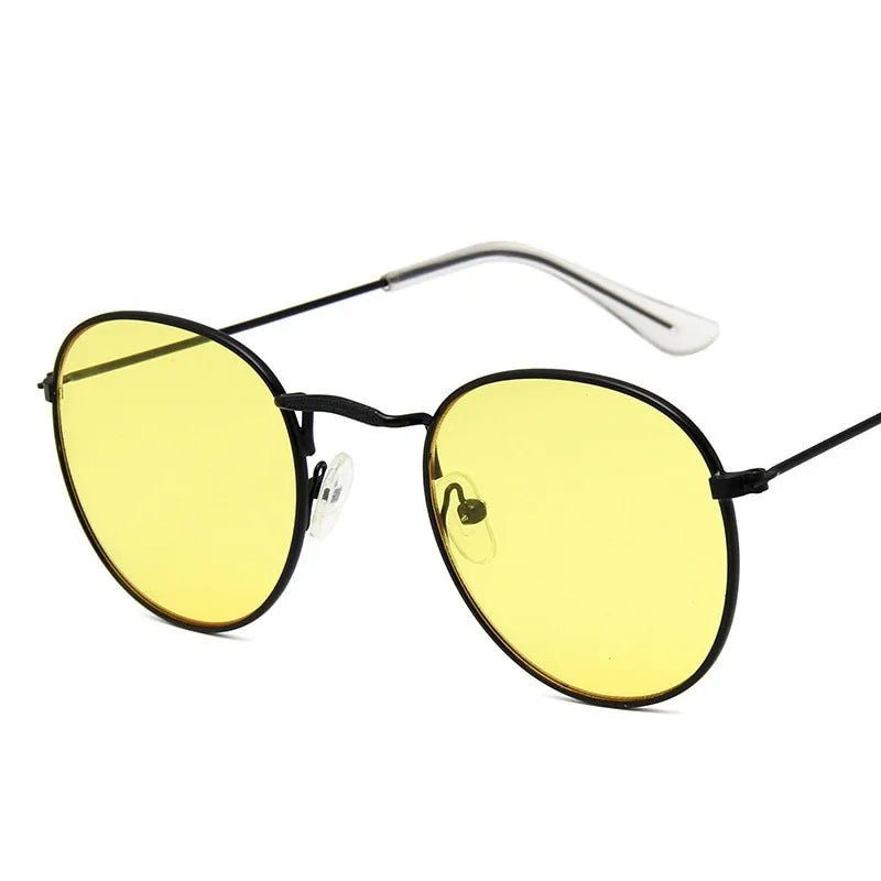 Semi - Rimless Metal Frame Sunglasses - Allure SocietyPolarised Sunglasses