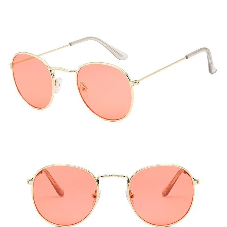 Semi - Rimless Metal Frame Sunglasses - Allure SocietyPolarised Sunglasses