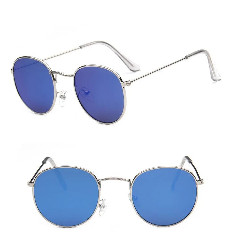 Semi - Rimless Metal Frame Sunglasses - Allure SocietyPolarised Sunglasses