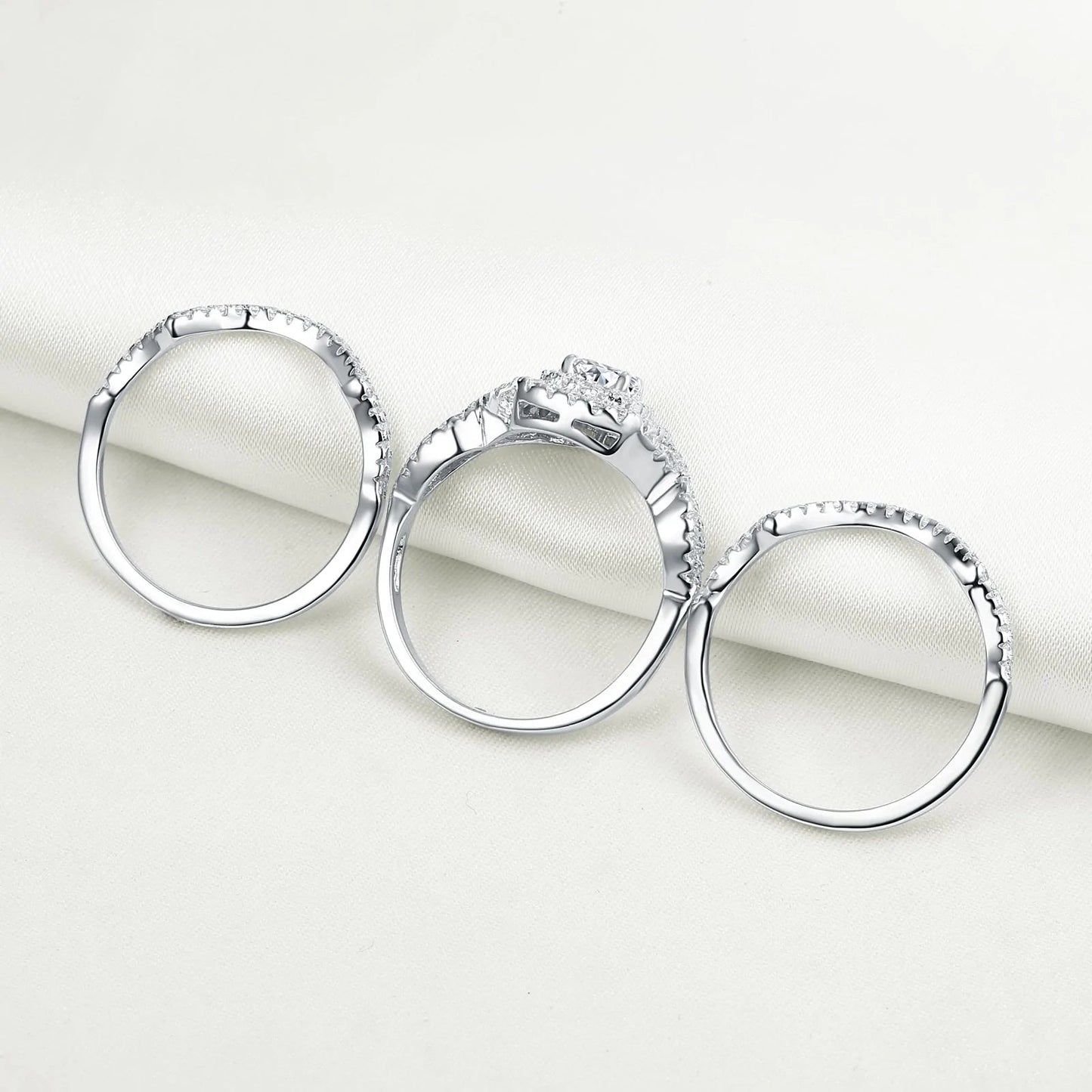 Silver Wedding Rings - Allure SocietyRings
