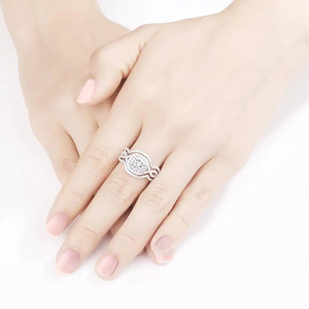 Silver Wedding Rings - Allure SocietyRings