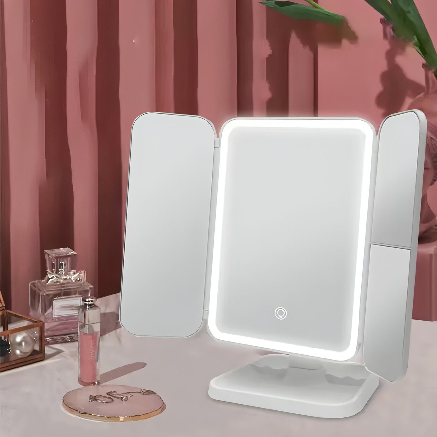 Smart Tri LED Makeup Mirror - Allure SocietySmart Face Mirrors