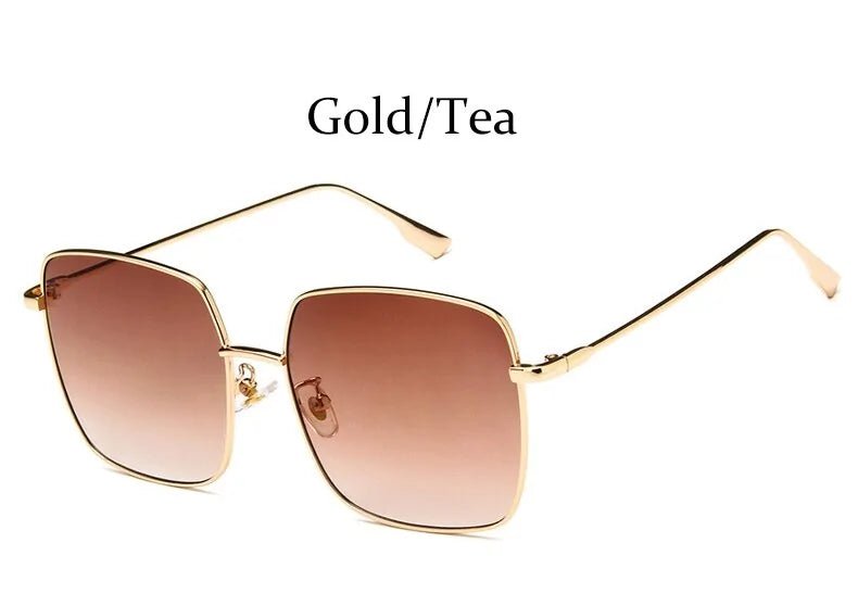 Square Framed Transparent Glasses - Allure SocietyUV Sunglasses