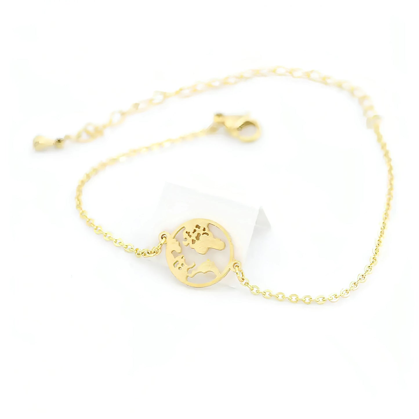 Stainless Steel World Map Bracelets For Women - Allure SocietyBracelets