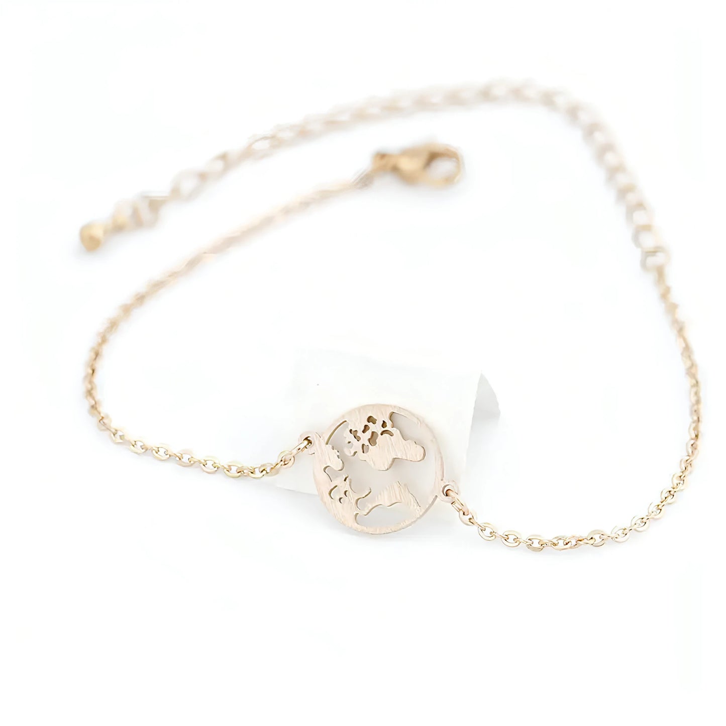 Stainless Steel World Map Bracelets For Women - Allure SocietyBracelets